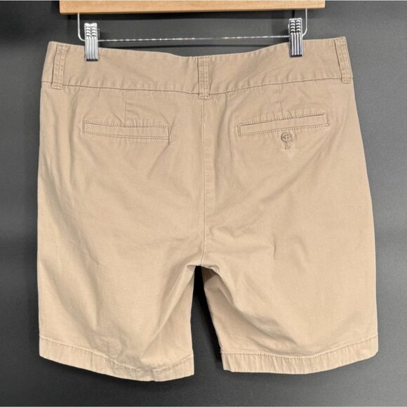 J.Crew Women's 9" Frankie Bermuda Chino Shorts 8 Tan Stretch Preppy Old Money - Picture 2 of 11